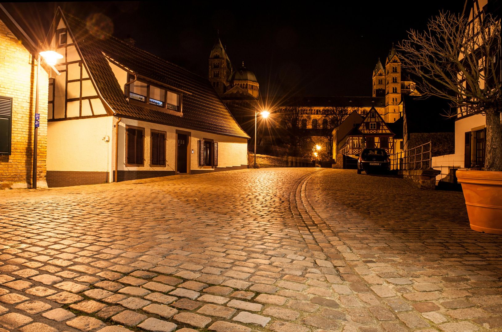 Speyer bei Nacht - Der Dom