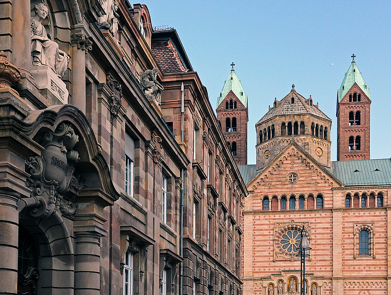 Speyer Fassaden bis zum Kaiserdom