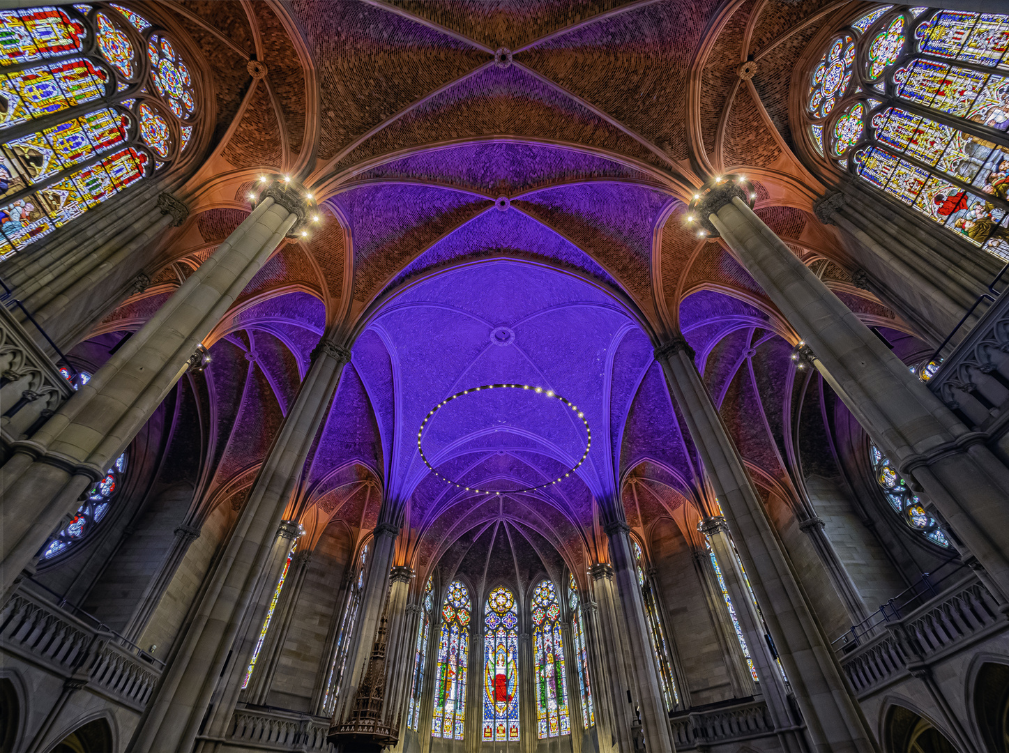 Speyer. Gedächtniskirche. Look up.