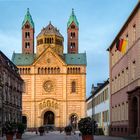 Speyer. Speyerer Dom. Goldene Stunde.