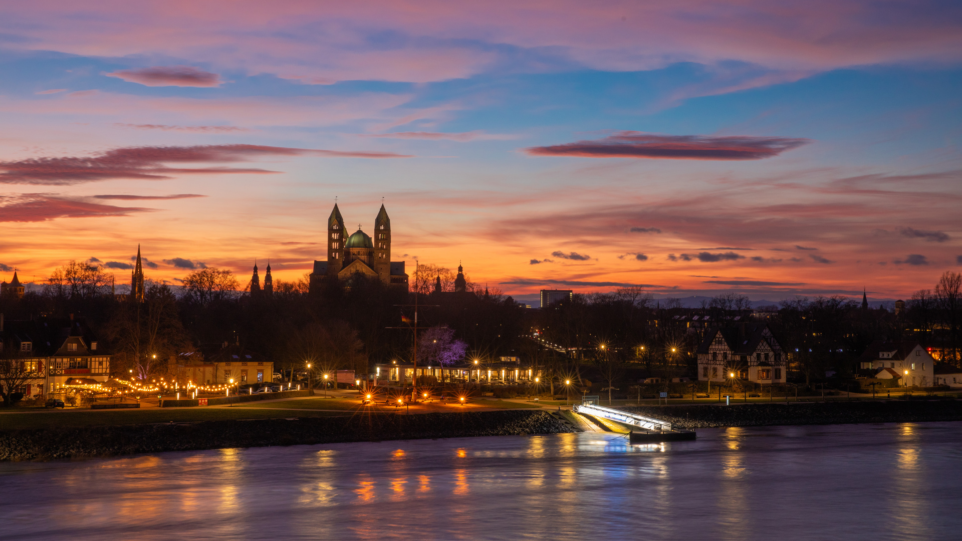 Speyer zur blauen Stunde