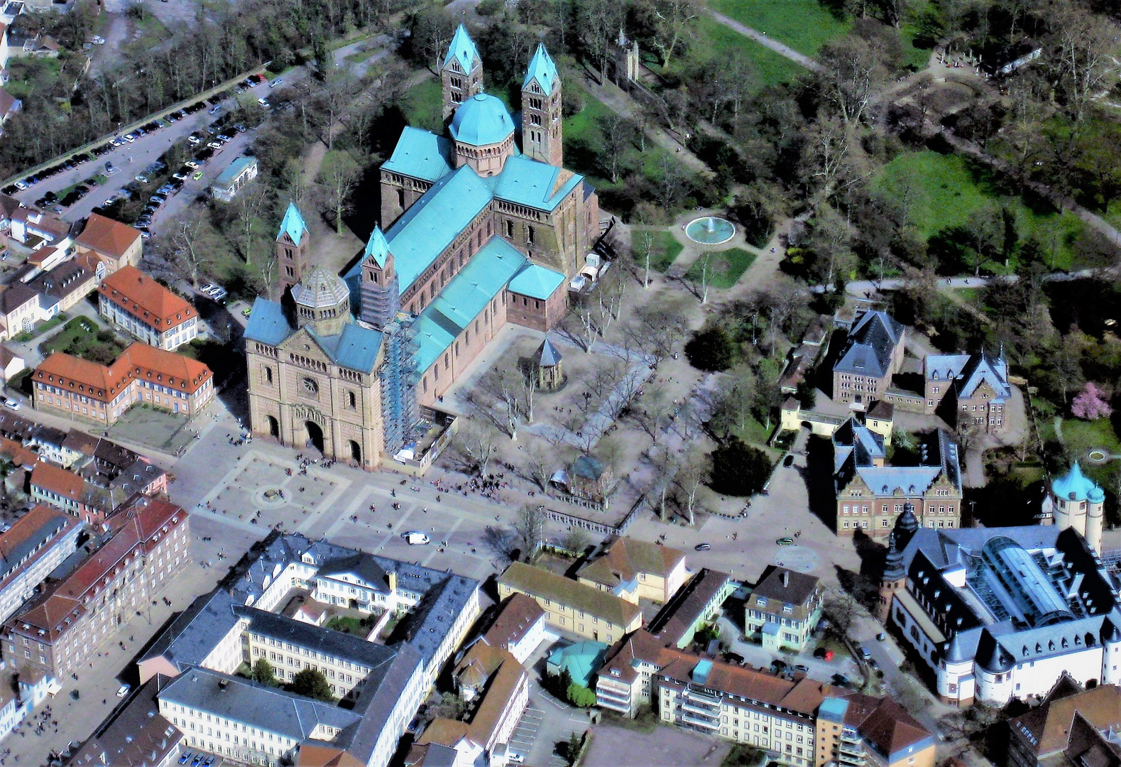 Speyrer Dom aus der Luft