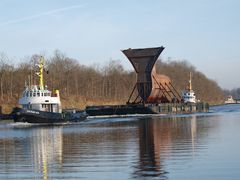 Spezialschiffsverband auf dem Nord-Ostsee-Kanal