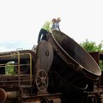 Spezialwagen der Eisenbahn zur Beförderung von Eisenerz