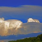 spezielle Wolkenformation als Hinweis auf Sturm bringendes Wetter