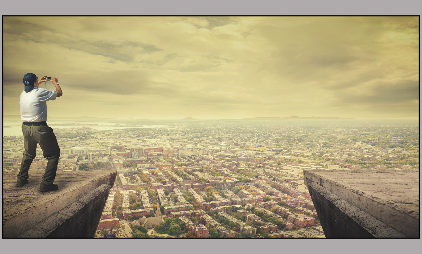 spezieller ausblick auf die Stadt