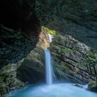 Spezieller Wasserfall in der Ostschweiz 