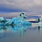 Sphinx auf dem Jökulsarlon