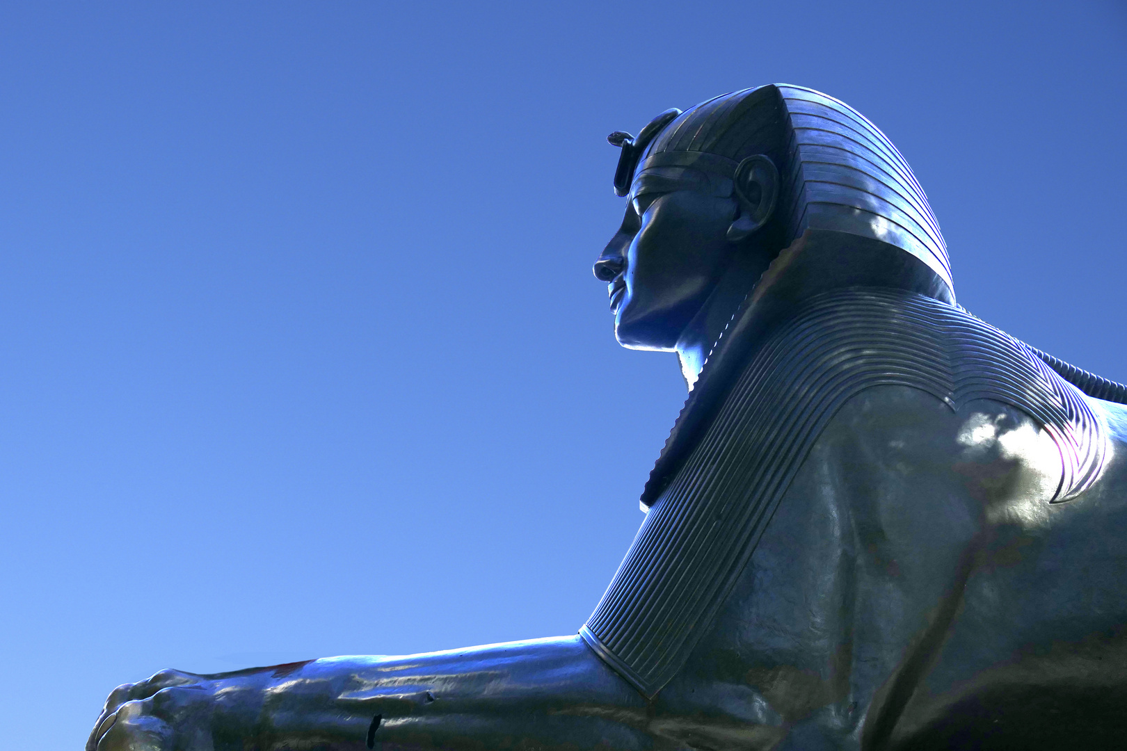 Sphinx bei der Nadel der Kleopatra in London