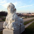 Sphinx im Belvederegarten