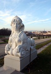 Sphinx im Belvederegarten