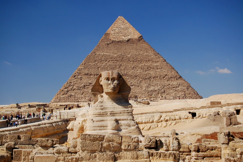 Sphinx und Chephrenpyramide