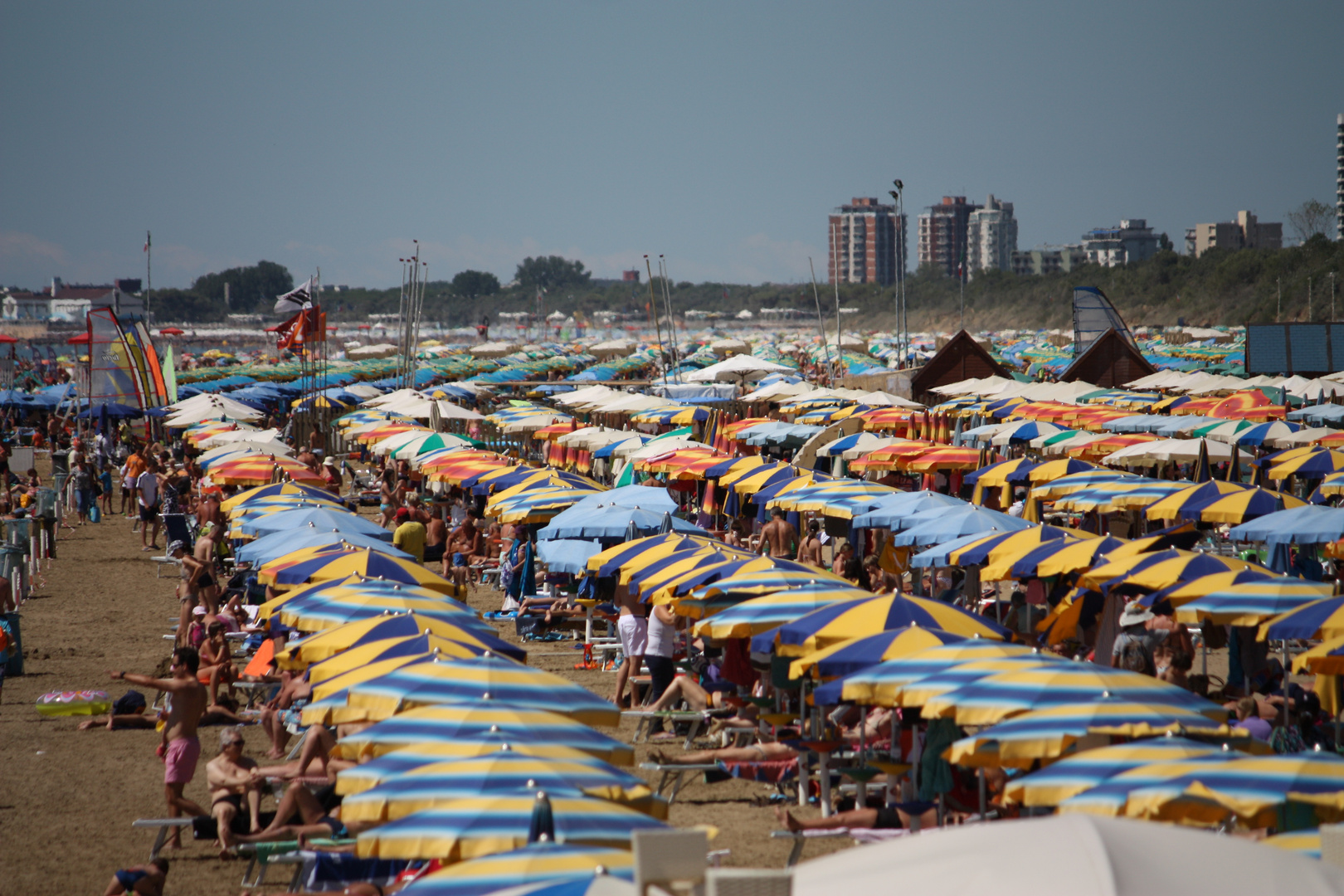 Spiaggia a Lignano.