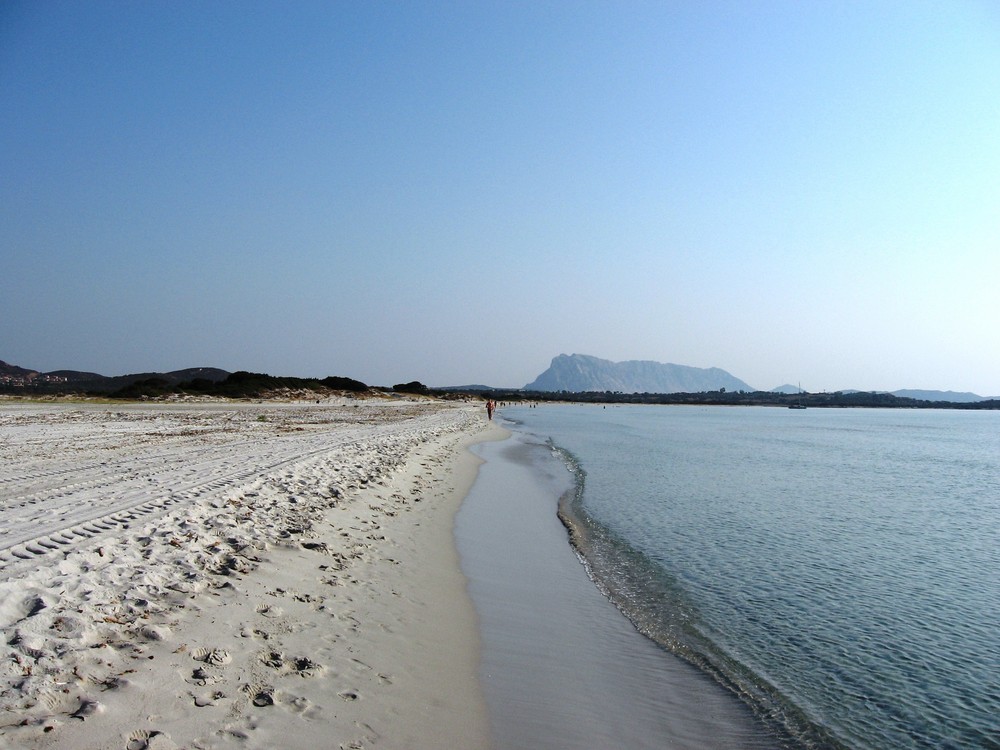 Spiaggia della Cinta al mattino San Teodoro Sardegna