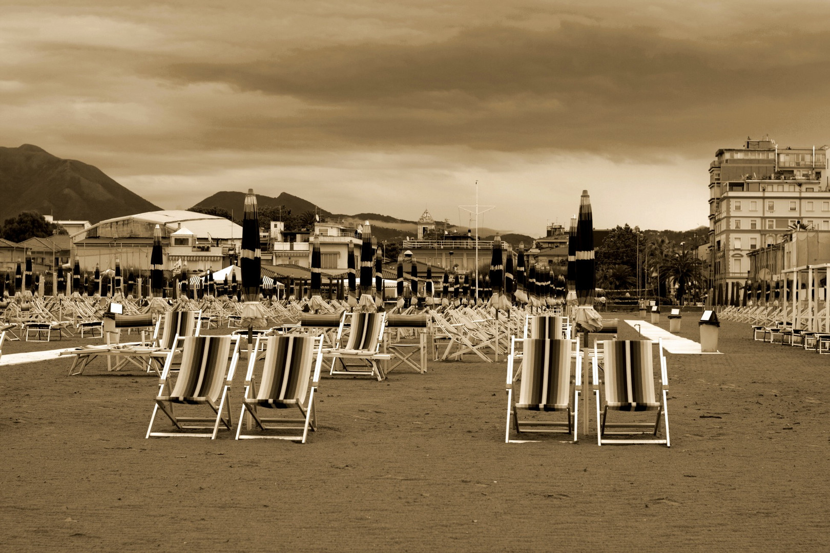 Spiaggia di Viareggio "vintage"