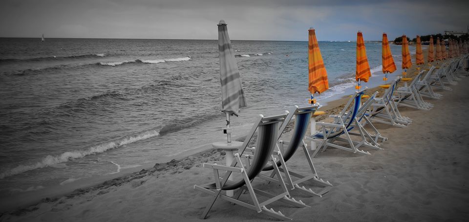 Spiaggia Grand Hotel Serena, Puglia.