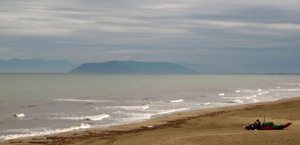 Spiaggia invernale