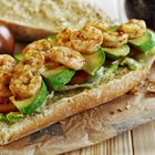 Spicy Shrimp Sandwich mit Avocadomayonnaise