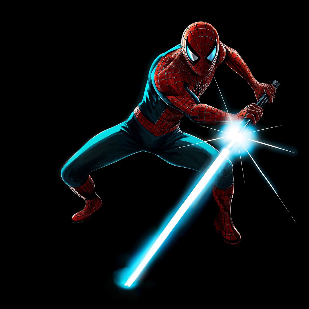 Spider-Wan Kenobiman / KI-Generiert