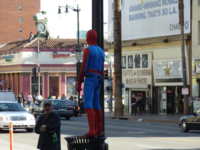 Spiderman in LA.