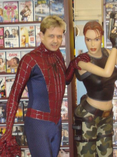 Spidey rettet Lara Croft