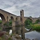 Spiegel Brücke in Besalu 4, Pont of Besalu, Puente en Besalu (E 1513),