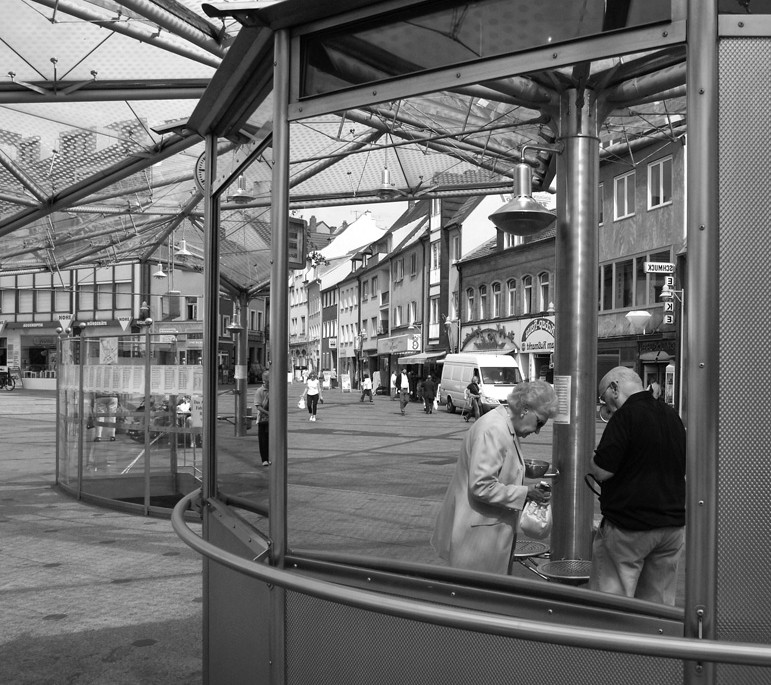 Spiegel einer Kleinstadt