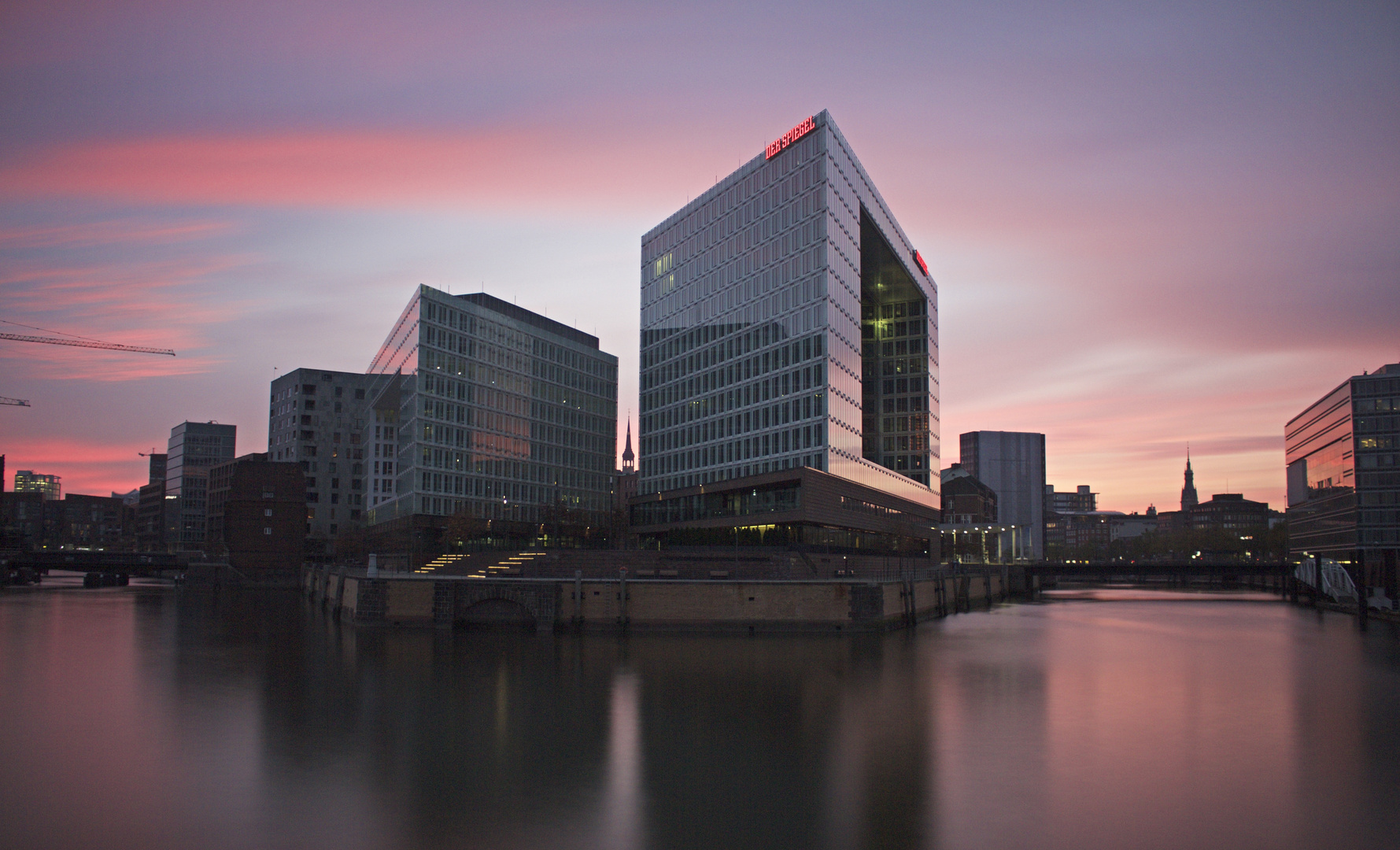 Spiegel Gebäude an der Ericusspitze