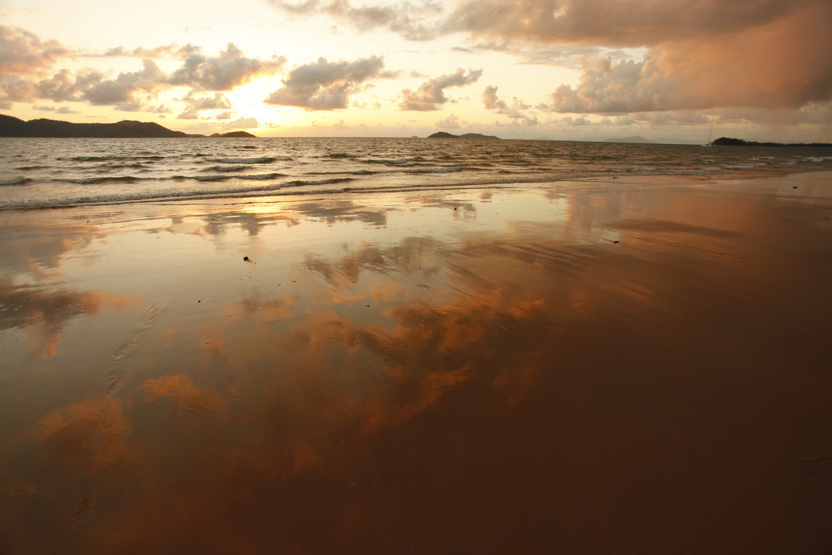 Spiegel im Sand