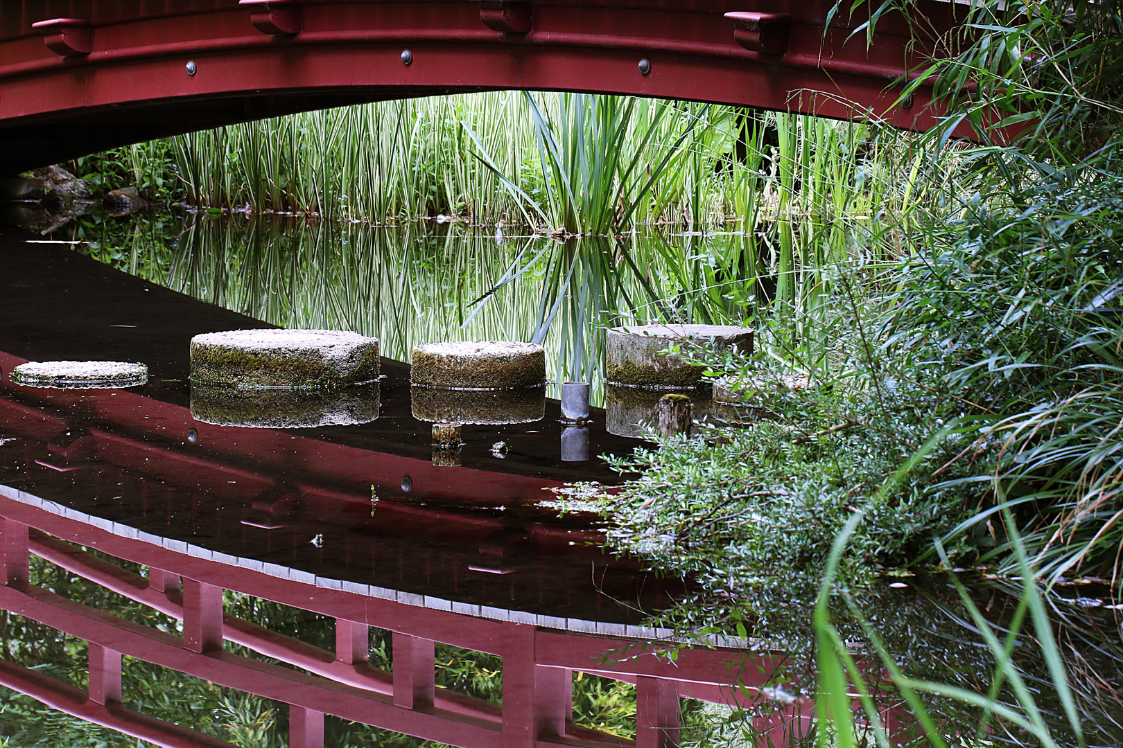 Spiegel unter der Brücke