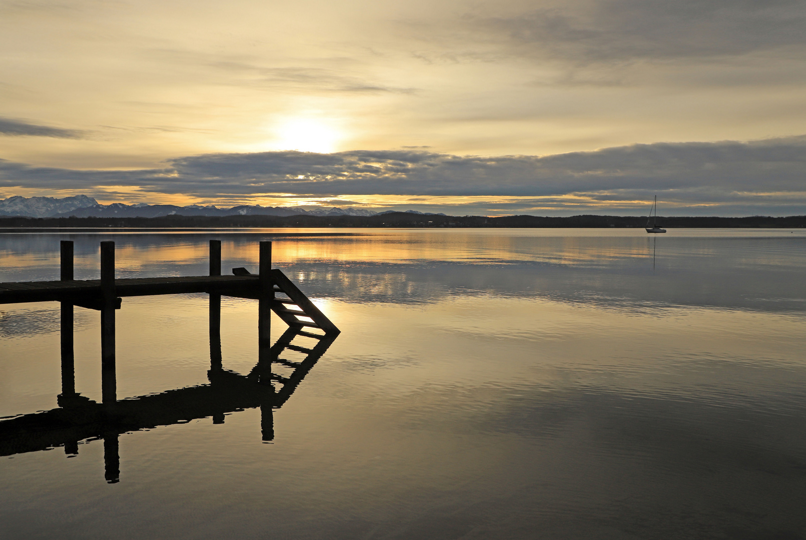 Spiegelabend am See