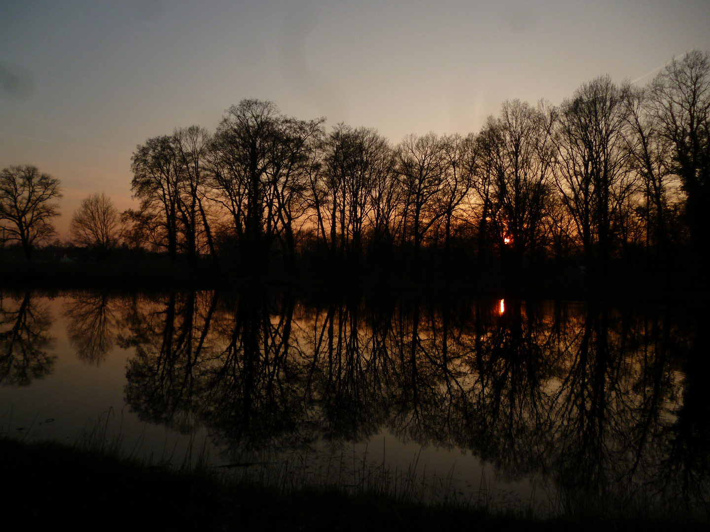 Spiegelbild der Dämmerung