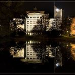 Spiegelbild der Oper zu Leipzig