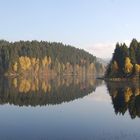 Spiegelbild Herbst am See