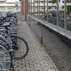 Spiegelei am Fahrradständer