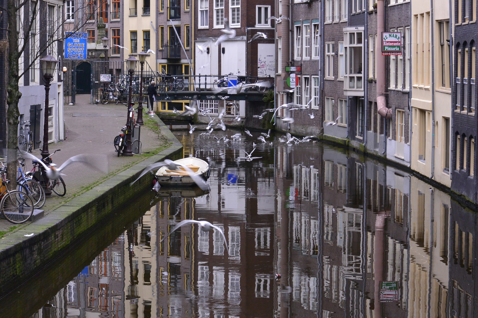 Spiegelei in Amsterdam