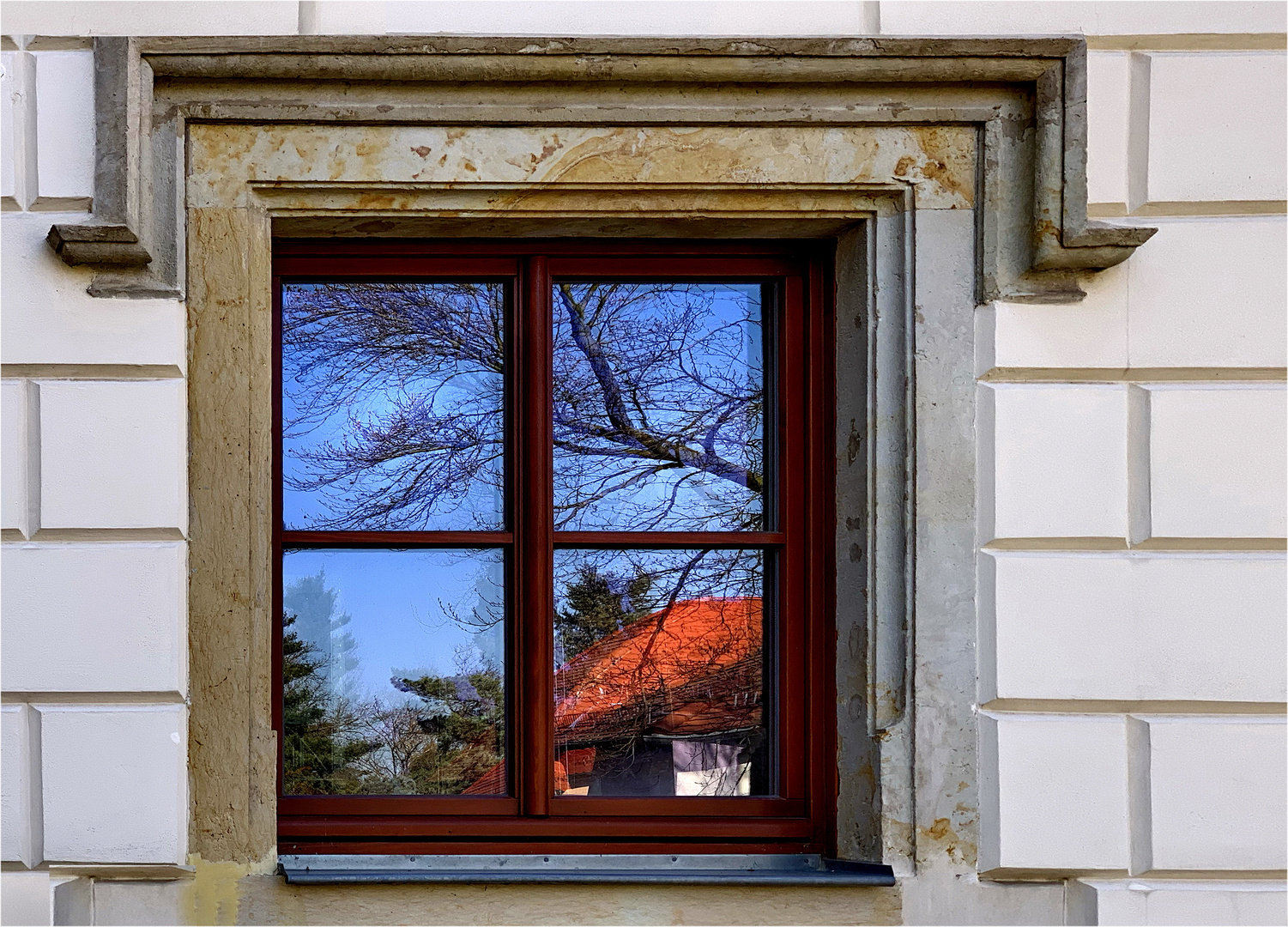 Spiegelfenster Foto &amp; Bild spezial, frühling, landschaft
