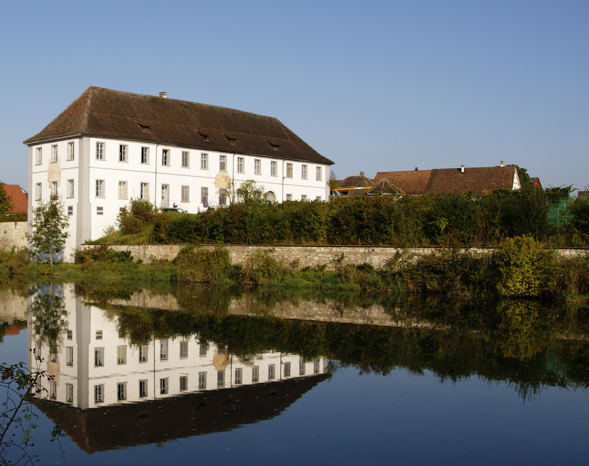 Spiegelglatter Rehein bei Rheinau CH