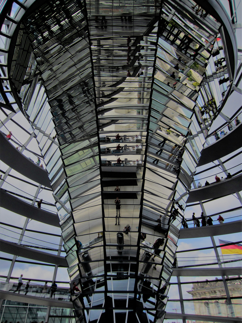 Spiegelkonsole, Reichstagskuppel Berlin