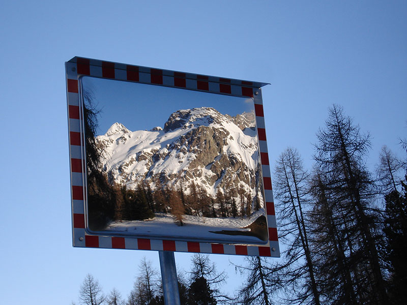 Spiegellandschaft im Fextal/Engadin CH