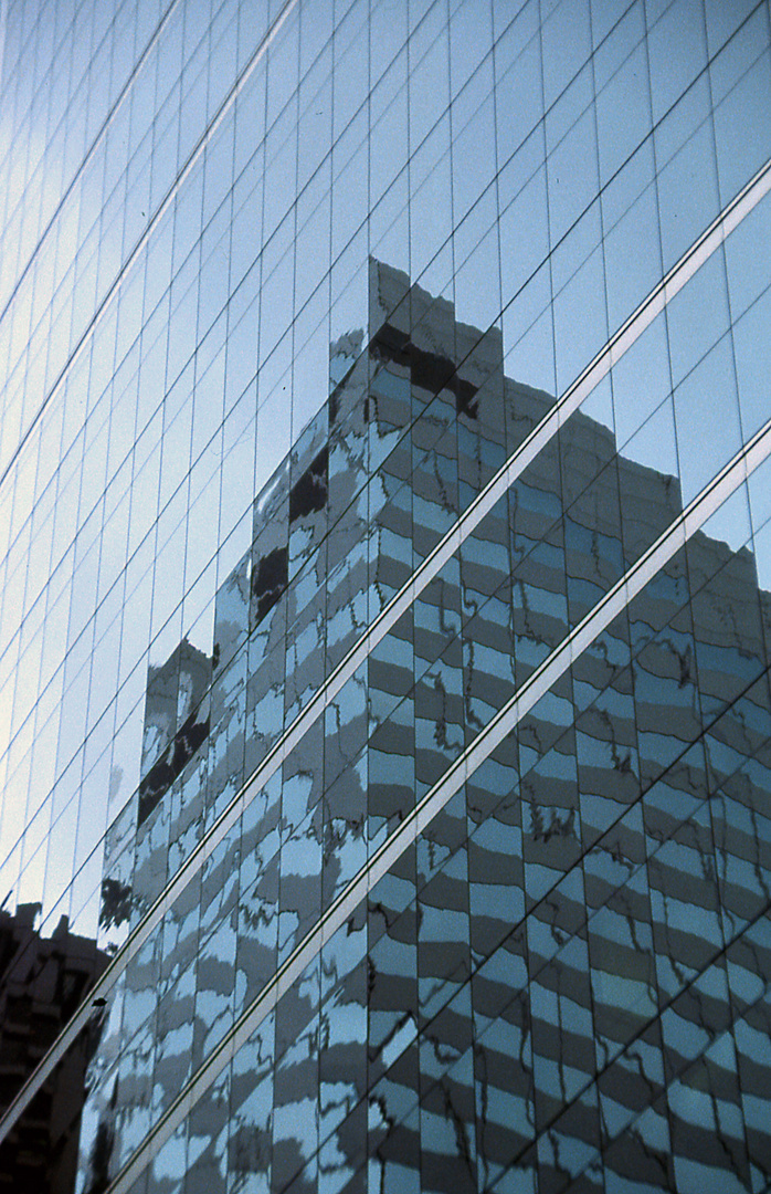 Spiegelnde Fassade in Chicago