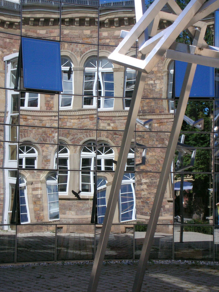 Spiegelnde Fenster in Bad Kreuznach