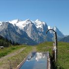 Spiegelnder Ausblick auf der Mägisalp