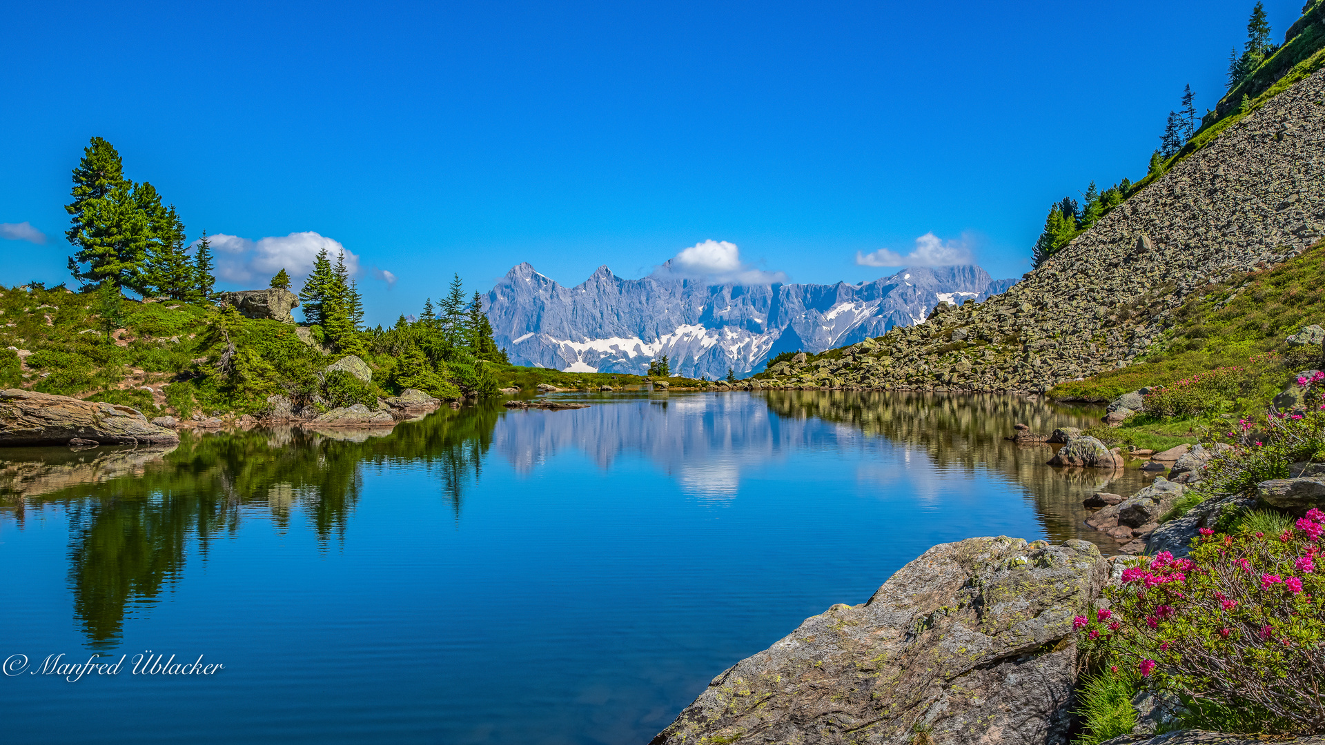 Spiegelsee auf der Reiteralm ...