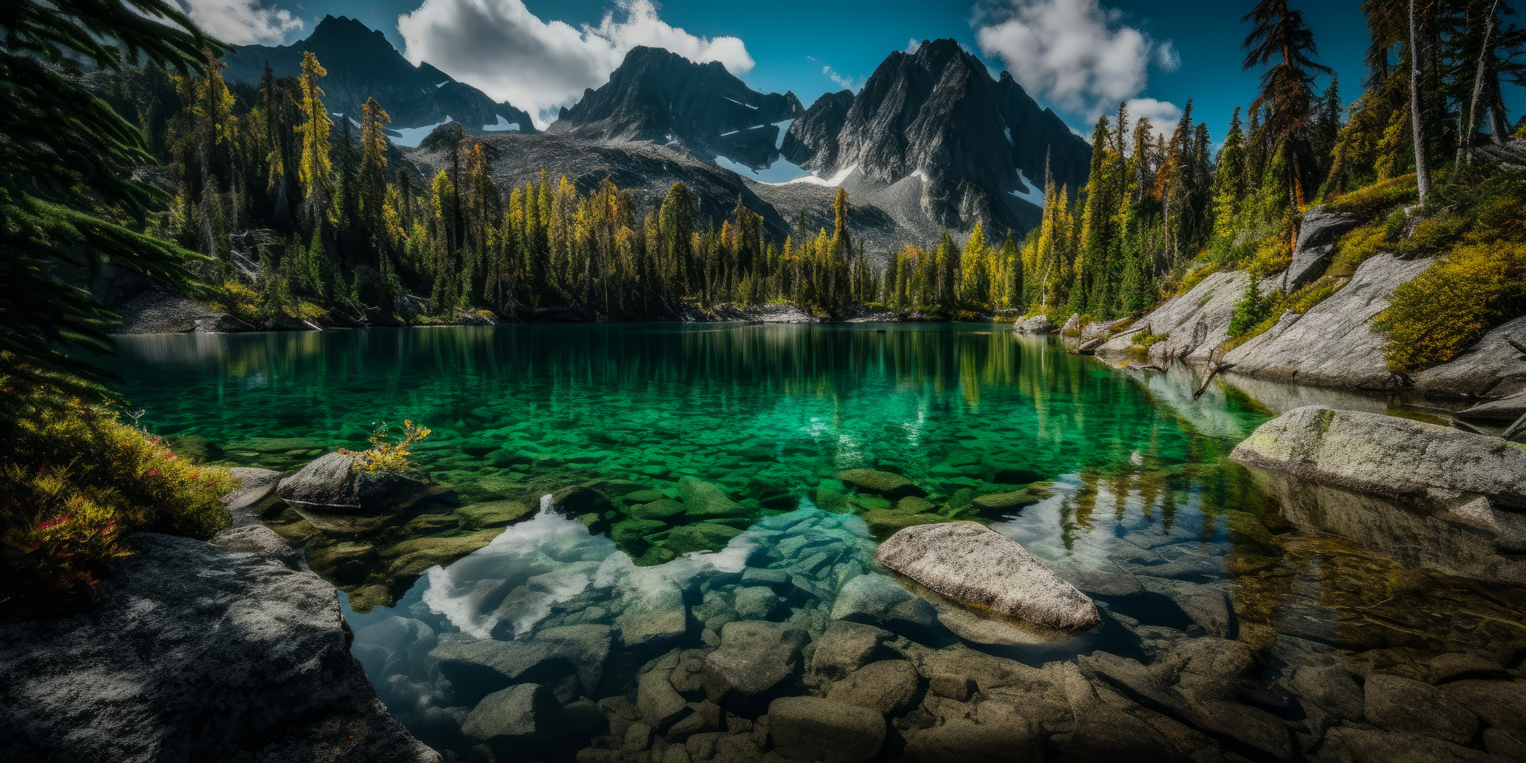 Spiegelsee im KI Gebirge