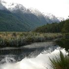 Spiegelsee in Neuseeland (Südinsel)