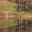 Spiegelsee mit Aussichtsturm