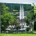 Spiegelskulptur an der Donau 