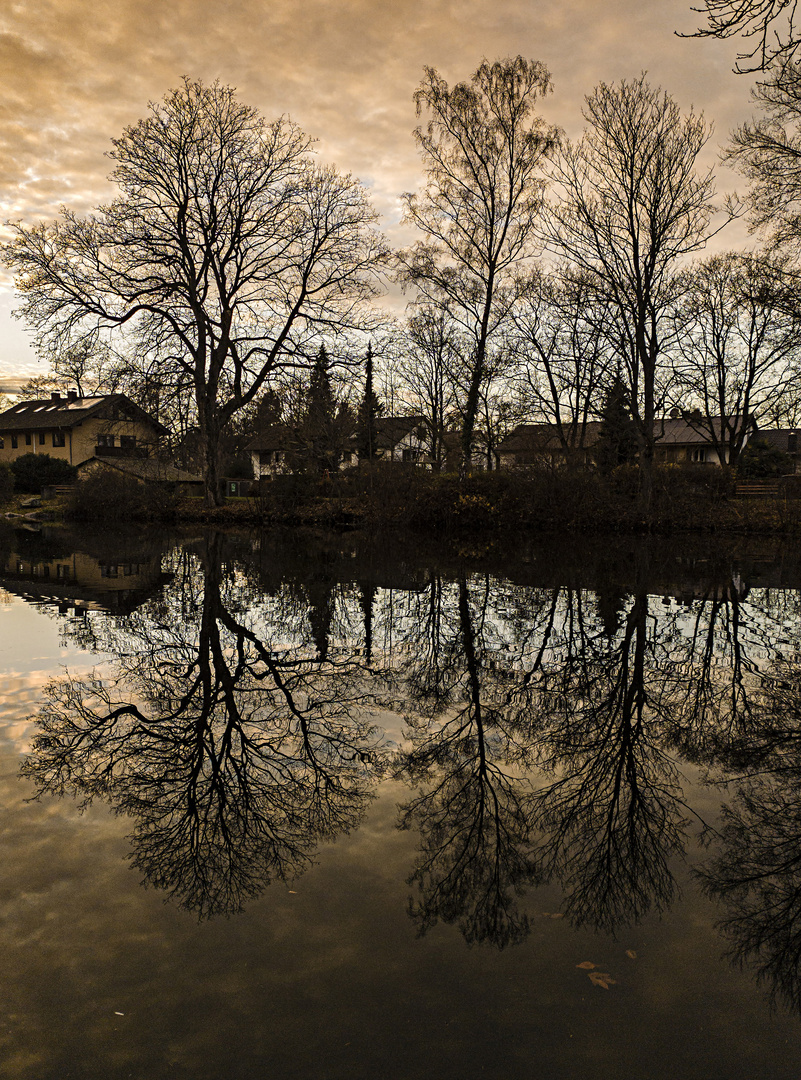 Spiegeltag - abends am Stadtsee 2