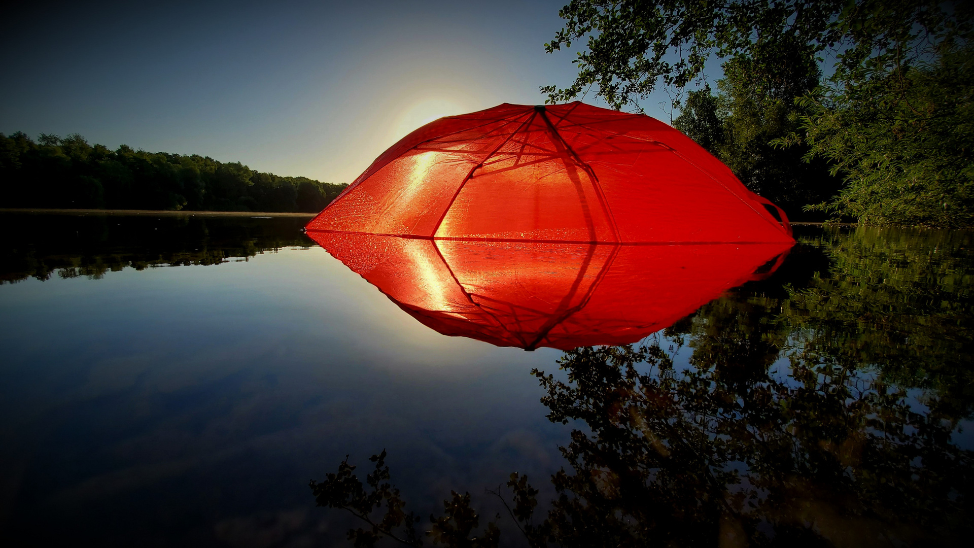 Spiegeltag am Baggersee